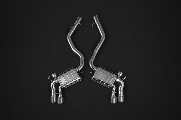 BMW X5M (F15) (2013) & X6M (2014) - Valved Exhaust System & Mid-Pipes with Carbon Fiber Tips Exhaust System