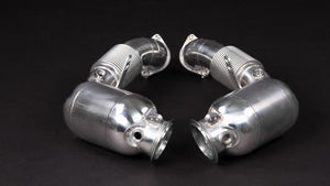 BMW 850i (G15) Capristo Downpipes with 250 cell sports cat - 02BM11603021