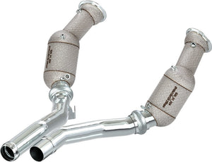Aston Martin Vanquish (Gen 3) Downpipes with 250 Cell Sports Cats 