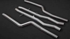 BMW 850i (G15) Capristo Exhaust system to suit OEM actuators incl. centre silencer replacement pipes - 02BM11603001 