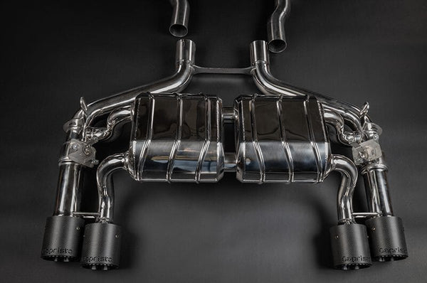 BMW M2 Competition (F87) Capristo Exhaust System to suit OEM actuators with MSD and tips - 02BM09903020 