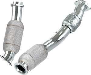 BMW M2,M3/M4 Competition G80/G81/G82/G87 Capristo Downpipes with 250 cell sport cats - 02BM07403027 