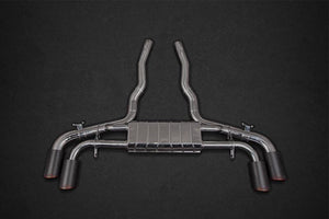 BMW X5M (G05) & X6M (G06) Capristo Exhaust system to suit OEM actuators with centre silencer replacement pipes 