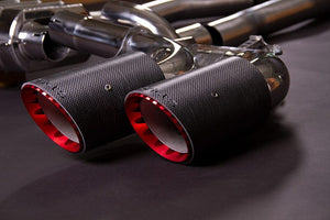 BMW X5M (G05) & X6M (G06) Capristo Exhaust system to suit OEM actuators with centre silencer replacement pipes 