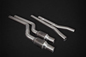 BMW X5M (G05) & X6M (G06) Capristo Exhaust system to suit OEM actuators with centre silencer replacement pipes 