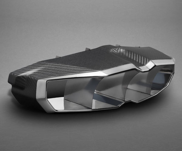 Capristo Exhaust Frame for Lamborghini Aventador | Carbon, Stainless