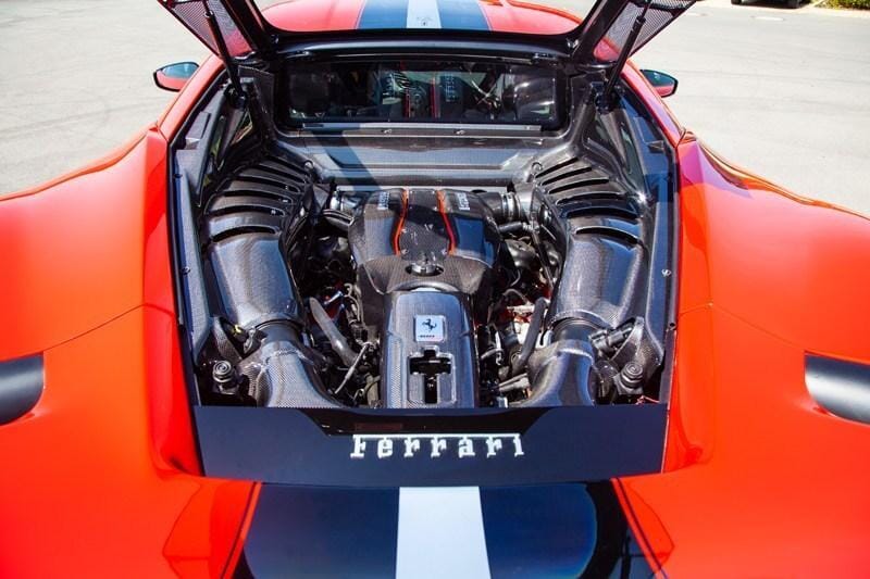 Ferrari 488 Engine Panels - Carbon Fibre Parts | Capristo