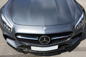 Capristo Carbon Fibre Front Spoiler for Mercedes GT and GTs AMG - 03MB08910003KG 