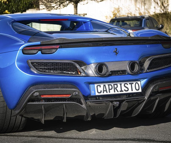 Capristo Carbon Fibre Rear Diffuser to suit Ferrari 296 GTB/GTS ...