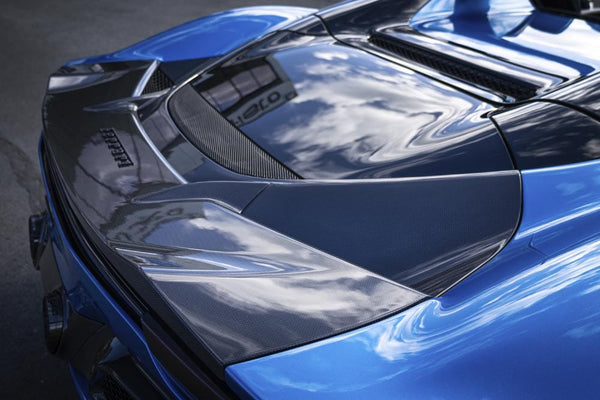 Capristo Carbon Fibre Rear Spoiler to suit Ferrari 296 GTB/GTS - 02FE13810001 