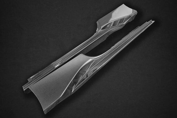 Capristo Carbon Fibre Side Skirt Set without Wings for Ferrari F8, 488 Pista/GTB/GTS – 03FE08710050LG 