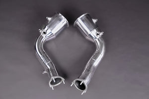 Capristo Downpipes (250 Cell) for Audi RS6 C8 (2019) / RS7 Sportback - 02AU01903039 