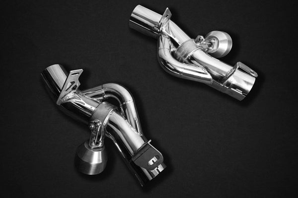 Capristo Exhaust, compatible to OEM cats for Ferrari 488 Pista - 02FE08703020 