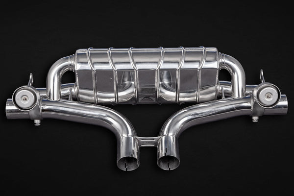 Capristo Exhaust system to OEM separation point, incl. EVCU-1 for Audi RS Q8 - 02AU11903013 