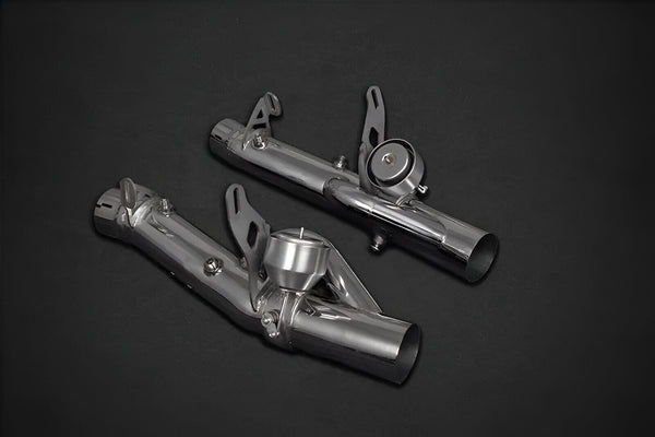 Capristo Exhaust system with valves for use with the original valve control, replaces the original OPF (ECU programming is currently required). for Fe 