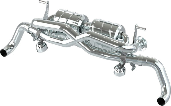 Capristo exhaust system without cats and homologation incl. remote valve control for Audi R8 V10 (Facelift up to 2015) (GT) - 02AU00803005 