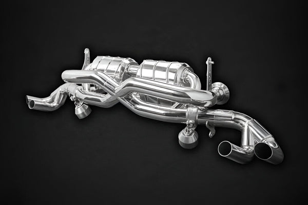 Capristo Muffler with cats and with ECE approval for Lamborghini Gallardo LP550/LP560/LP570 - 02LA06803002 