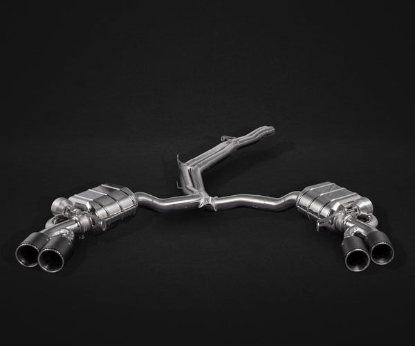 EXHAUST SYSTEM FOR AUDI RS4 WITH PROGRAMMABLE CONTROLLER