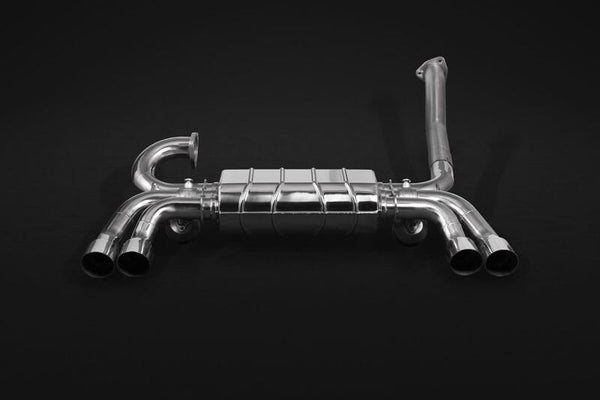 Capristo Valved Exhaust System with remote valve control for Ferrari 308 GTB with carburetors and no cats - 02FE05803004 
