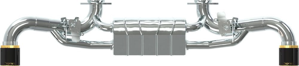 Capristo Valved Rear Silencer to suit OEM Actuators for Aston Martin Vantage 2017-2022 - 02AM05003021 