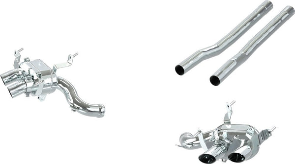 Ferrari Purosangue - Exhaust system to suit OEM actuators with MSD replacement pipe - Capristo 