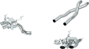 Ferrari Purosangue - Exhaust system to suit OEM actuators with X-Pipe as MSD replacement - Capristo 