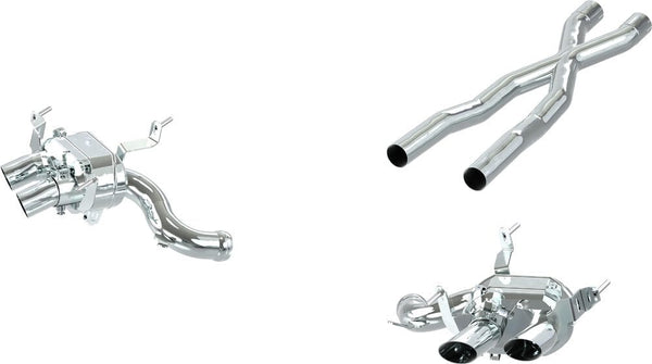 Ferrari Purosangue - Exhaust system to suit OEM actuators with X-Pipe as MSD replacement - Capristo 