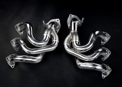 Porsche 718 GT4RS Full Capristo Exhaust system with 250 sports cell cats including Tubular Manifolds 