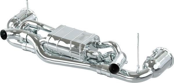 VALVED EXHAUST SYSTEM WITH 250 CELL SPORTS CATS TO SUIT OEM VALVE ACTUATORS FOR PORSCHE 992 911 TURBO Exhaust System