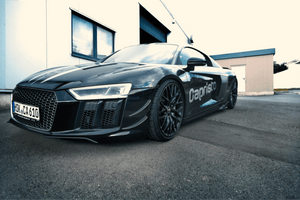 Audi R8 V10 PLUS Carbon Front Spoiler Exhaust System