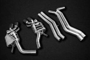 Audi RS6 (C8) – Valved Exhaust with Bevelled Carbon Fiber Tips (E2P)
