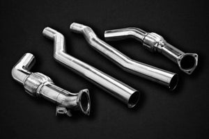 Audi RS6 (C8) – Valved Exhaust with Bevelled Carbon Fiber Tips (E2P)
