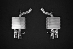 BMW 650i (V8TT) – ECE Valved Mufflers with Stainless Tips (CES3)