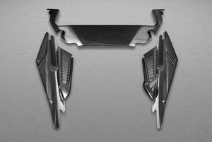 Ferrari 458 Italia/Speciale - Carbon Side Engine Compartment Covers Exhaust System
