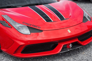 Ferrari 458 Speciale - Carbon Front Spoiler Exhaust System