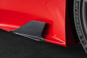 Ferrari 458 Speciale - Carbon Side Fins Exhaust System
