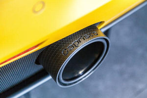 Ferrari 488 – Carbon End Pipe Shells