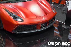 Ferrari 488 GTB & GTS - Carbon Front Spoiler Exhaust System