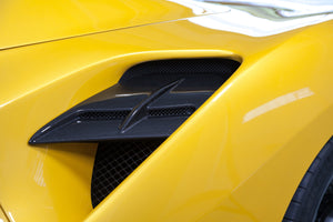 Ferrari 488 GTB & GTS - Carbon Side Air Intake Panels Exhaust System