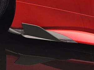 Ferrari 488 GTB & GTS - Carbon Side Fins (with adapters) Exhaust System