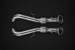 Katlose downpipes with heat protection