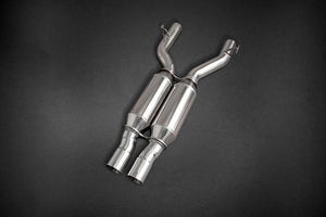 Manifold (R / L) with 2x sport catalytic converters 200-cell (R / L) including post-cat replacement pipes