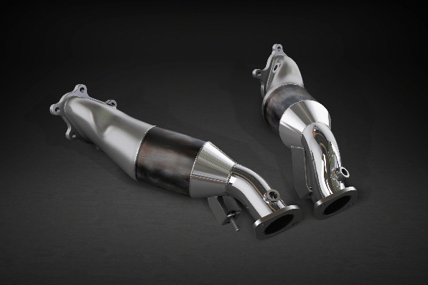Nissan GTR MK3 Downpipes with Sports Cats 100 Cell CAPRISTO