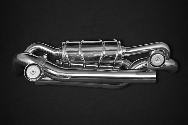 Porsche 992 Carrera/S – Valved ECE Exhaust Muffler for OEM Cats (CES3) Exhaust System