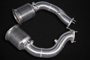 Porsche Cayenne V8 BiTurbo 536 Downpipes With 200cpsi Catalytic Converters 02PO07703025